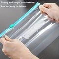 10/15pcs Thickened Sliding Lock Bag for Refrigerator Refrigeration, Freezing, Storage, Compact Bag, Food Grade Fresh-keeping Bag Qme Light Yellow L