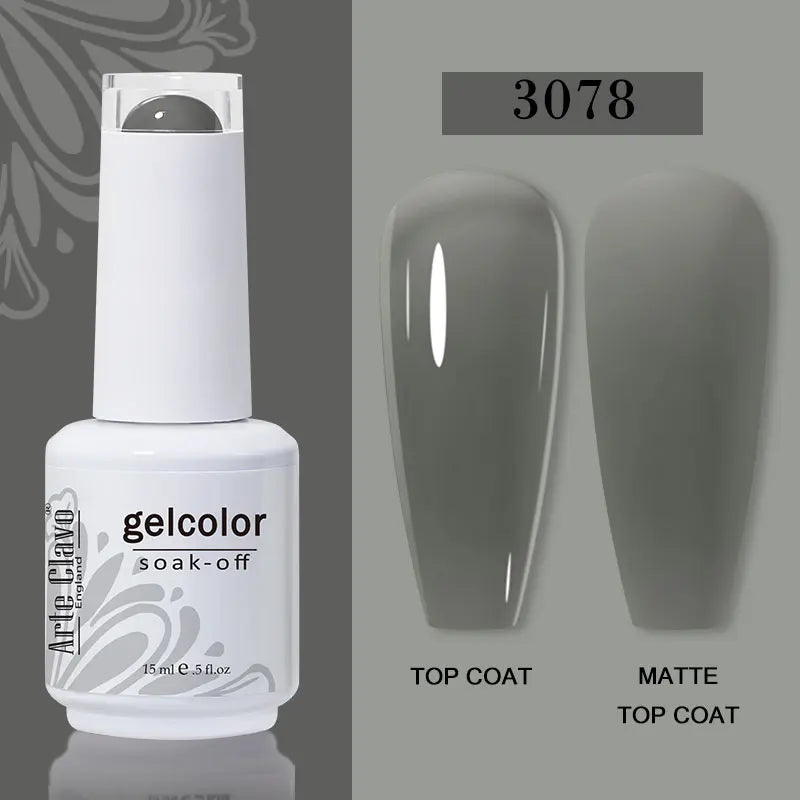 Arte Clavo Transparent Nude Pink Jelly Gel Nail Polish Semi Permanent Qme 3078