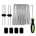 U-Shaped Garden Nails Heavy Duty Stake Lawn Galvanized Landscape Nail for Fixing Water Pipe Turf Barrier Ground Nail Qme D