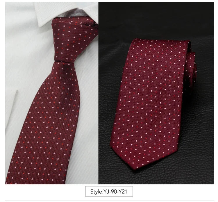 IHGSNMB Men Tie Fashion Classic Business Necktie Mens Casual Ties Qme YJ-90-Y21 China Mainland