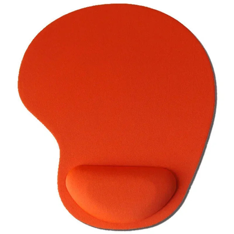 EVA Protect Wrist Mouse Pad Stationery Soft Sponge Computer Play Game Convenient Memory Anti Slip Office Desk Accessories Qme Orange