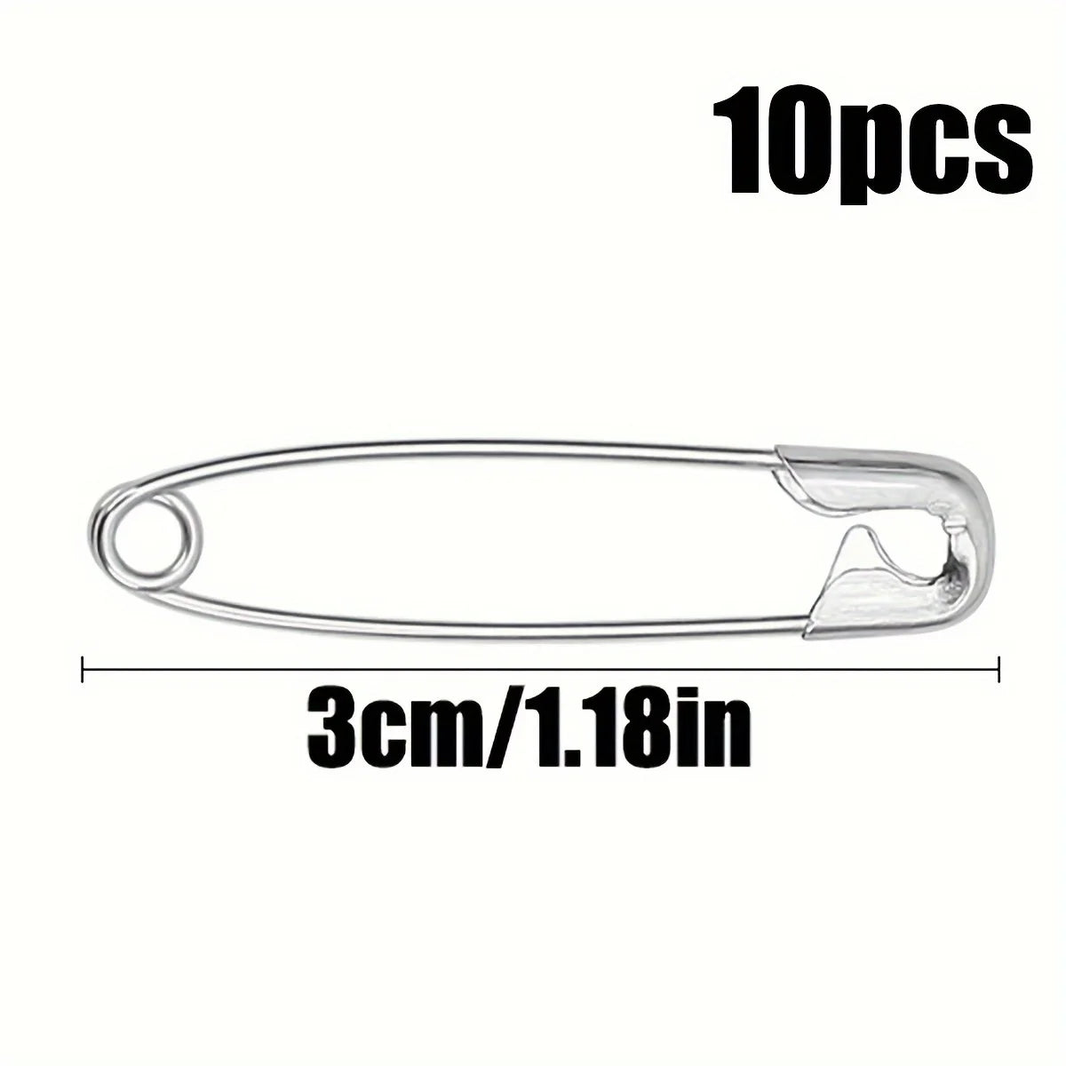 Safety pins, DIY sewing supplies Qme 3cm 1.18in
