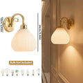 Modern Simple Soft Style Wall Lamp Metal Body Gold Color Bedroom Decor Sconce Light LED Acrylic Lampshade Corridor Wall Lustre Qme Gold