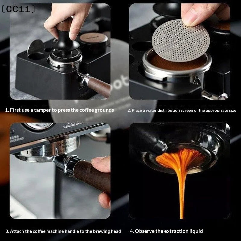 Espresso Coffee Puck Screen Filter Holder 51 53 Breville Portafilter Qme