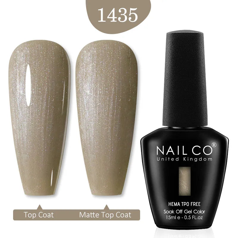 NAILCO Glitter Reflective Series Gel Nail Polish Nails Art Semi