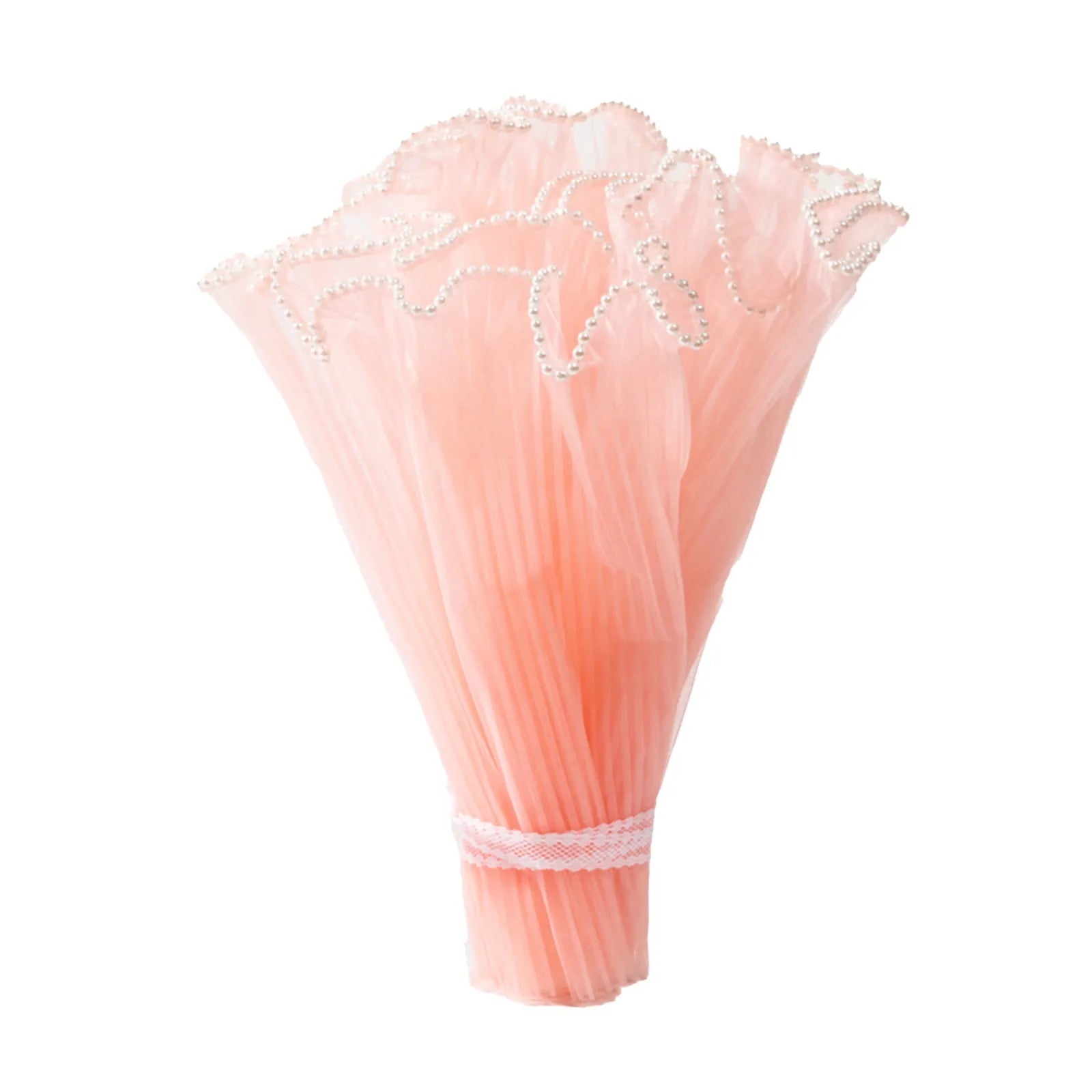 Flower Wrapping Mesh Net Fresh Birthday Festival Decorative Bouquet Wrap Scrapbook Paper Valentine's Day Wedding Decoration Qme Pink