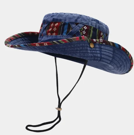 Multicolor Tactical Bucket Hat Cap Camouflage Panama Hats Men Outdoor Sports Hiking Suncreen Sunhat Qme SL One Size