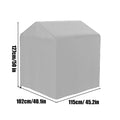 Playhouse Waterproof Tarp 210d Oxford Fabric With Drawstring Closure Outdoor Playhouse Cover For Patio Sports Parties Picnics Qme China Mainland Gray 115x102x127cm