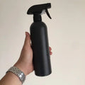 Refillable Spray Bottle Hair Mist Alcohol Disinfectant Empty Atomizer Qme black 500ml Plastic