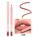 Nude Pink Lipliner Pencil Long-lasting Waterproof Red Brown Lip Contour Sculpt Pen Blendable High Pigmented Lipstick Makeup Qme 01