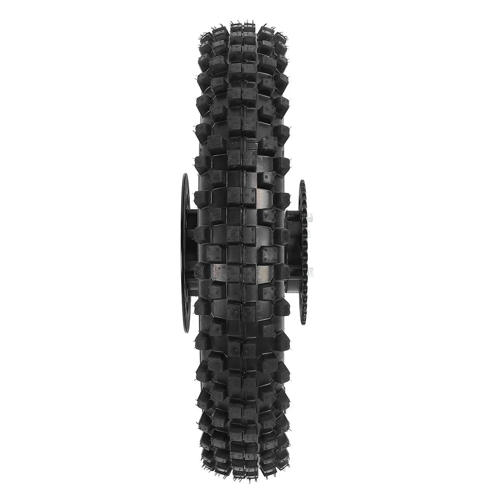 14inch Dirt Bike Rear Wheel Rim Tire Assembly 90/100-14 15mm Shaft for Apollo 125CC SSR 150 cc Tao Kayo TSD 110 TD 125 Qme
