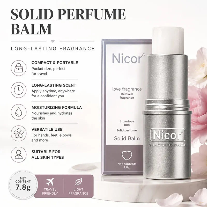 Long-lasting Solid Perfume Fragrance Parfum Men Women Perfect Travel Qme