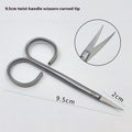 Gold Handle Scissors Ophthalmology Shears Double Eyelids Rapid Qme j