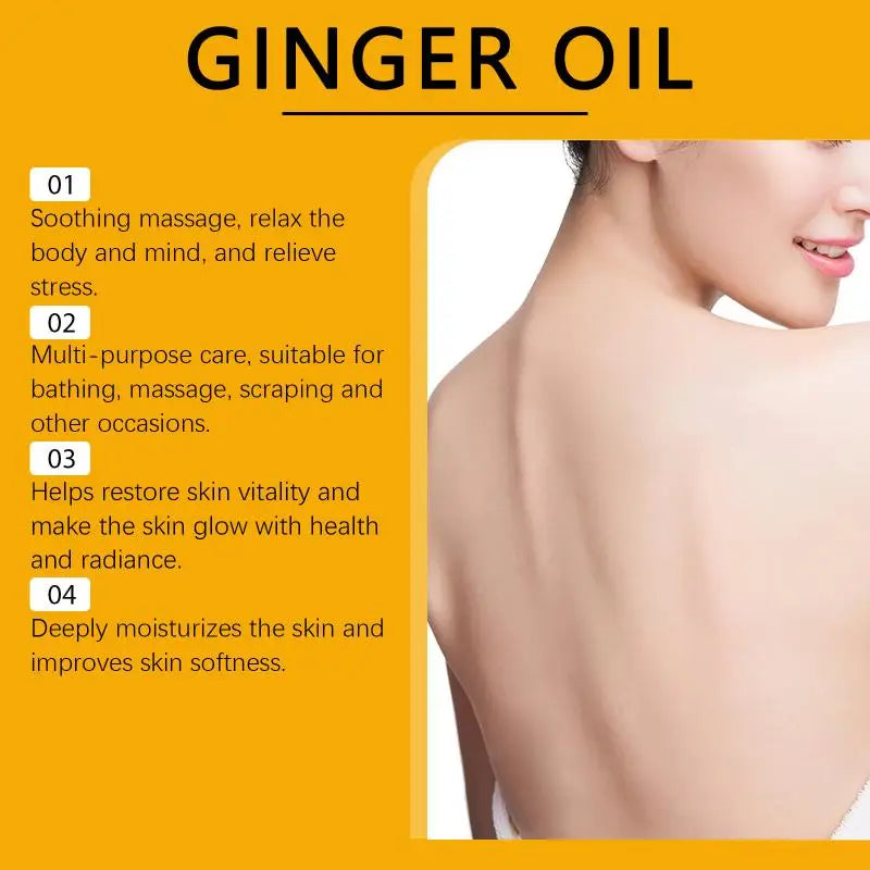 Moisturizing Ginger Essential Oil Body Massage Gentle Nourishing Qme Default Title