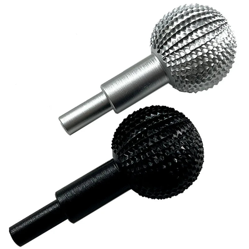Carbide Burr Ball Rotary Gouge Grinding Head Angle Grinder Wood Qme