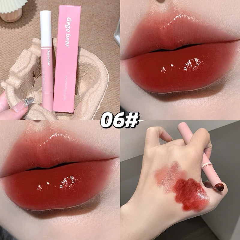Gege Bear Mirror Lip Glaze Lipstick Moisturizing Effect Long-lasting Qme GX1351-6