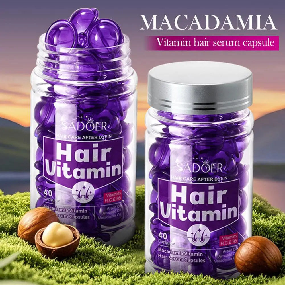 Hair Care Essence Capsules Bee-infused Women Men Oil Smooth Repair Qme