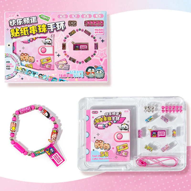 Kawaii Sticker Bead Bracelets for Creative Scrapbooking, Collage, Craft, Office, Phone Cases, Planner & Gifts Qme 4