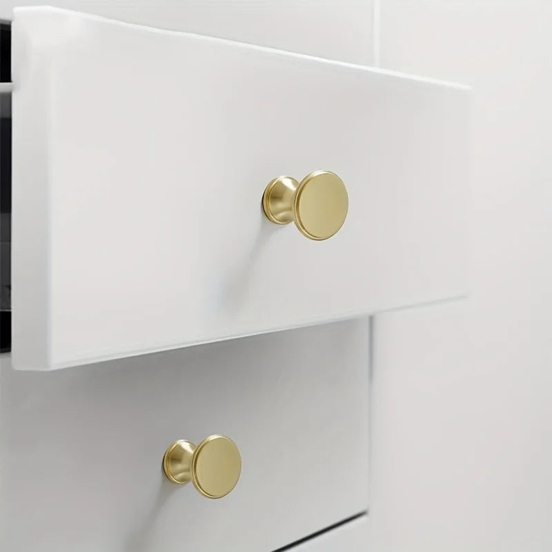 1 Wardrobe Cabinet Drawer Concealed Buckle Bedside Table Hanging Ring Qme YELLOW