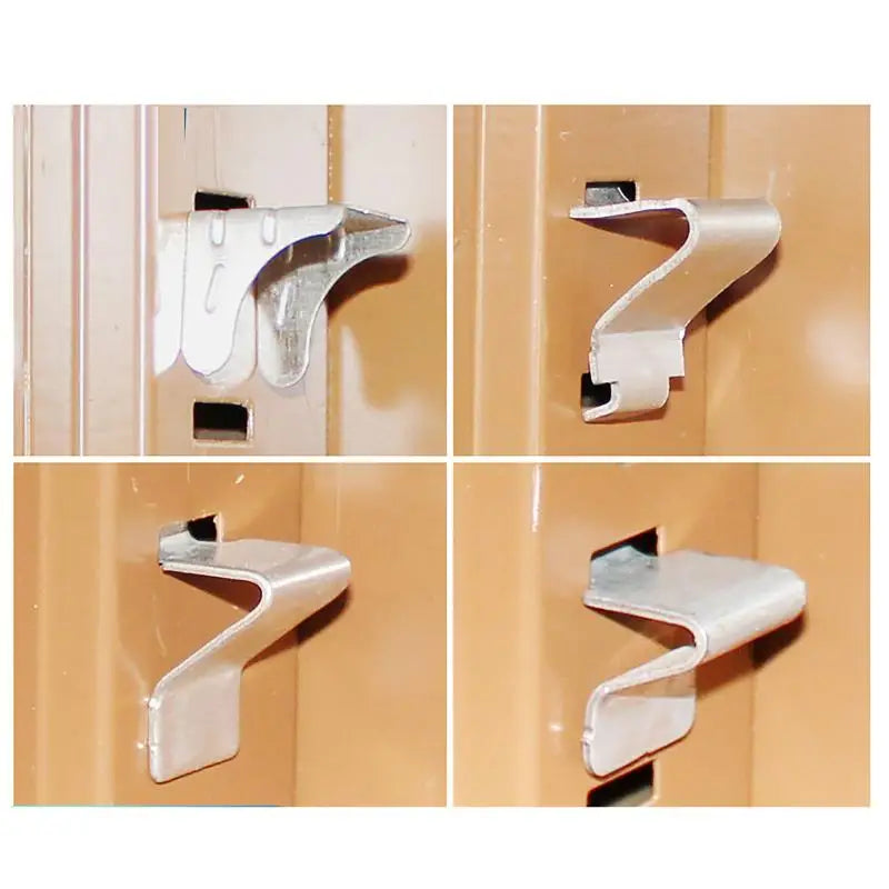 File Cabinets Shelf Clips Adjustable Supports Clip Heavy Duty Metal Qme