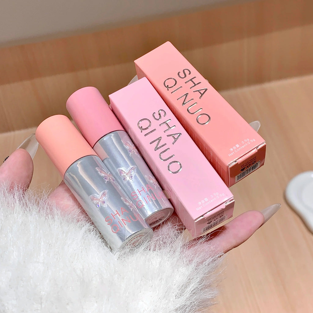 SHAQINUO Lip Mud Glaze Matte Velvet Brightening Clay Long-lasting Qme
