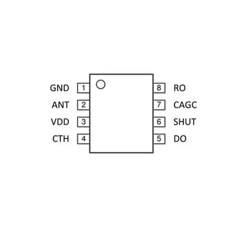 1pcs/2pcs/5pcs/10pcs 433/315MHz Wireless RF Receiving Chip Compatible with RF Qme