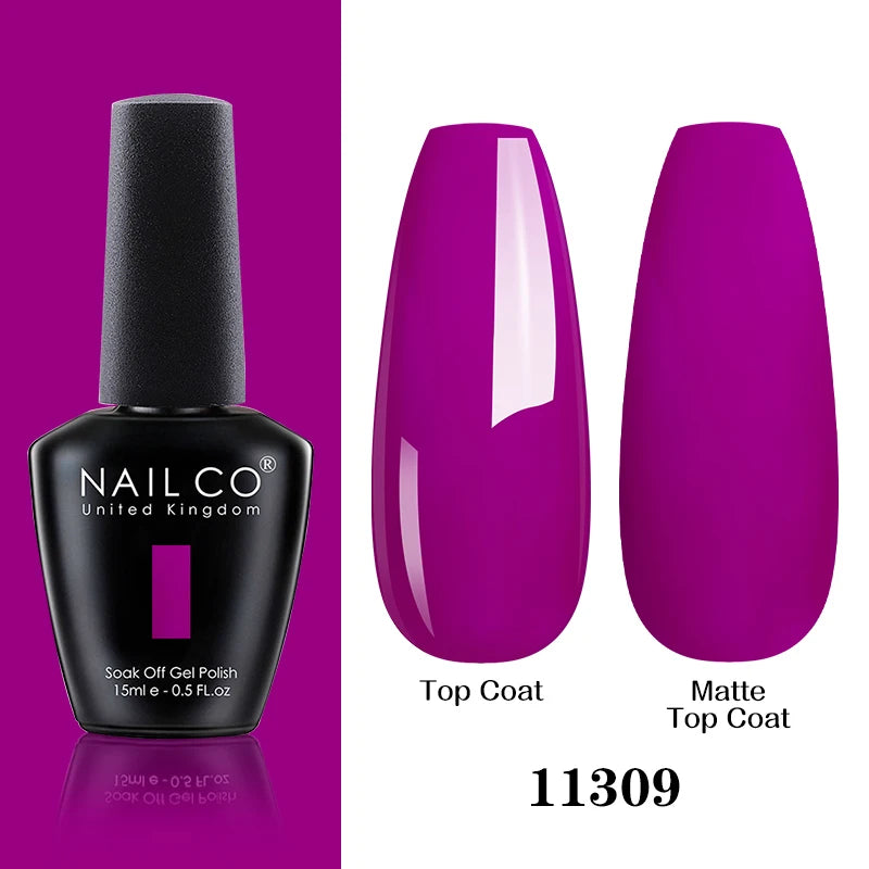 NAILCO Springsummer Hybrid Gel Nail Polish Semi-permanent UV Varnish Qme 11309