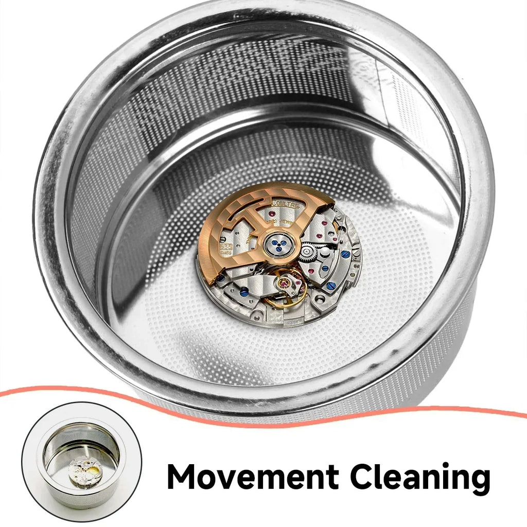 New Watch Repair Mesh Basket Easy Use Watch Parts Cleaner Baskets Rugged Portable Stainless Steel Efficient Cleaning for Jewelry Qme