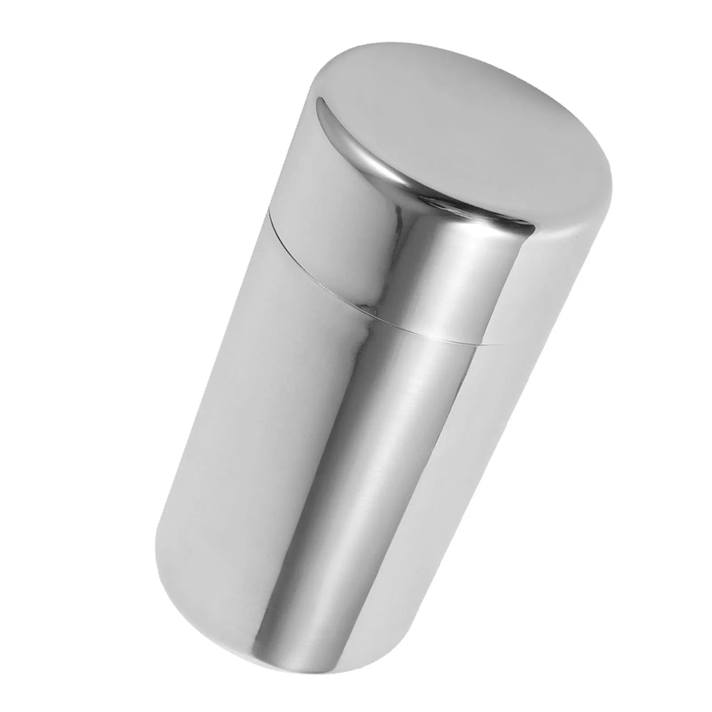 Stainless Steel Tea Tin Canister Airtight Storage Container for Tea Coffee Sugar Spice Kitchen Food Storage Jar Organizer Qme