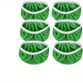 6pcs Super Absorbent Reusable Mop Mat - Microfiber Cleaning Cloth for Dry and Wet Floors, Compatible with Most Flat Mops Qme 6PCS