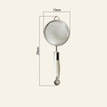 Stainless Steel Mesh Filter Spoon Juice Soybean Milk Strainer Plastic Qme L