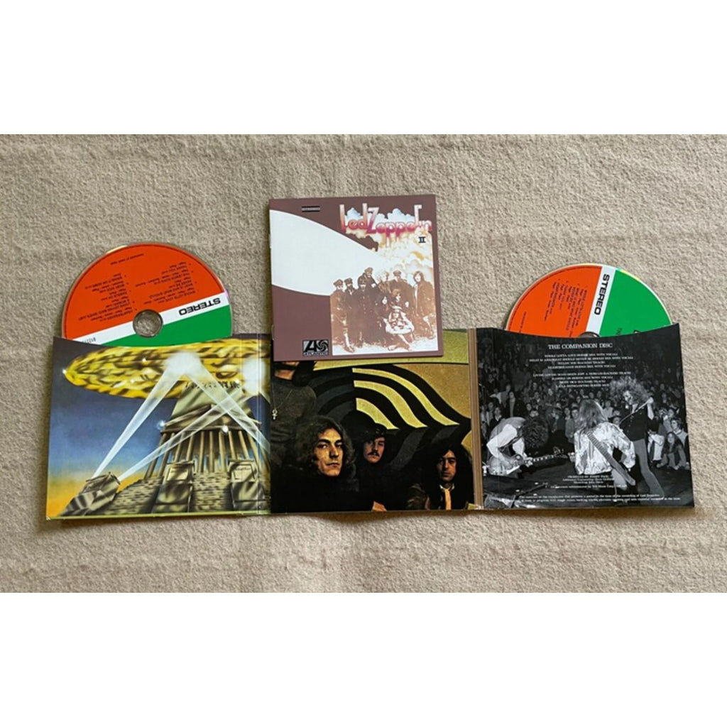 Led Zeppelin II Rock CD, Featuring Tracks Including Whole Lotta Love and Ramble on, Conveying The Raw Power of 70s Hard Rock Qme