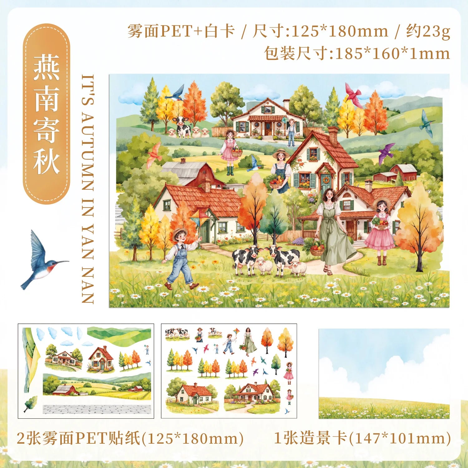 Seaside Home Castle Theme Miniature Stickers for Office Stress Relief, DIY Scrapbooking, Journal, Phone Case, Laptop, Guitar Qme 4