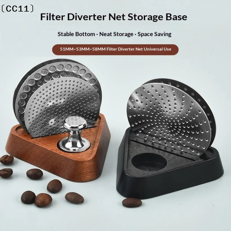 51 53 Portafilter Espresso Universal Filter Storage Rack Coffee Puck Qme