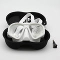 Professional Low-volume Snorkeling Mask Dive Adult Diving Equipment Qme With camera tripod L/XL