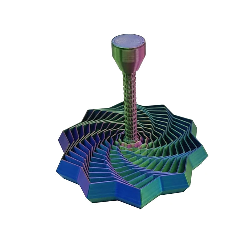 3D Printed Expanded Sensory Fidget Star Expandable Fractal Toys Qme A