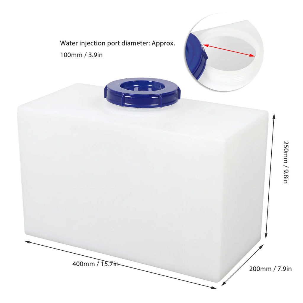 RV Water Holding Tank 5 Gallons Large Capacity Perfect Sealing RV Water Tank for Trailer Boat Yacht RV Water Qme