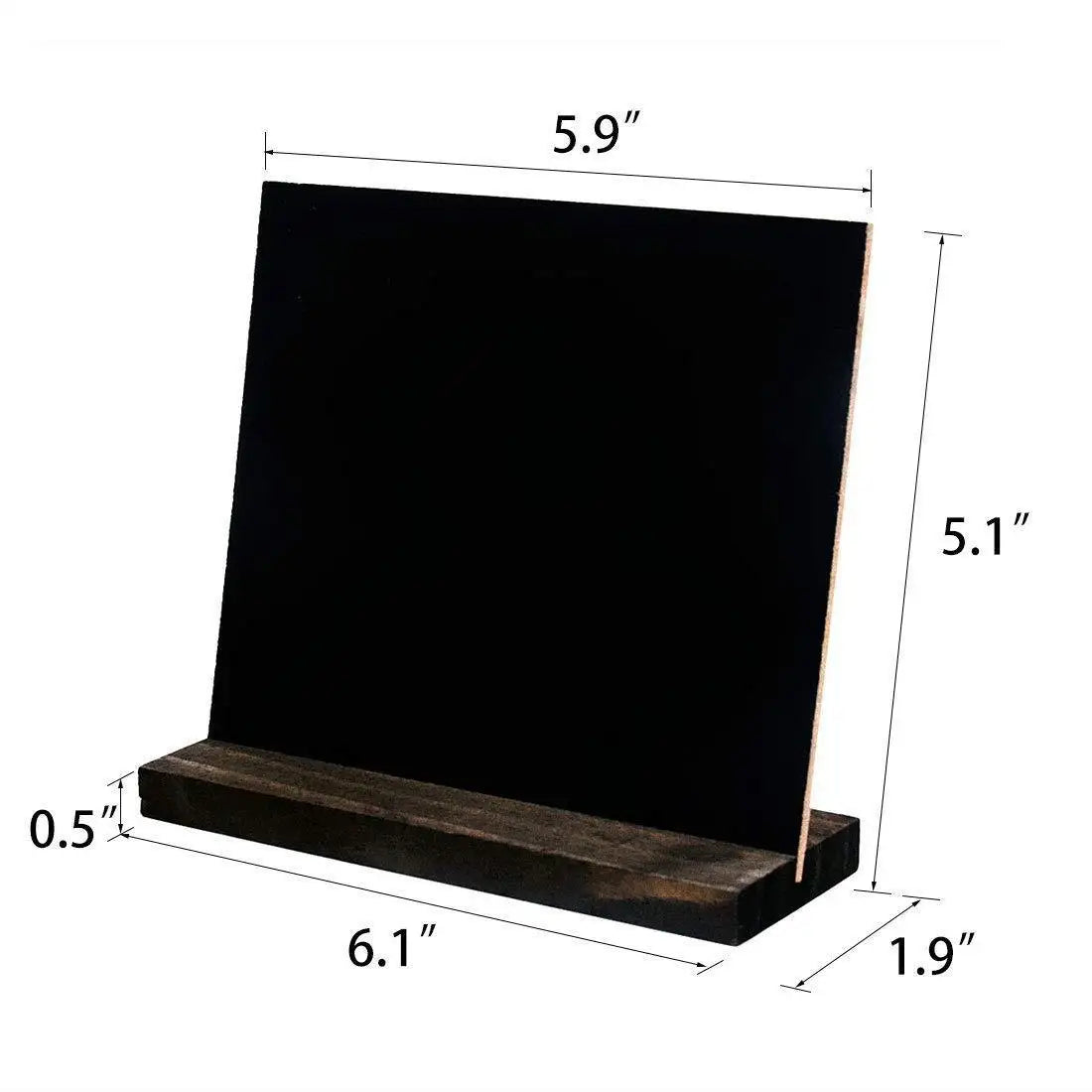 Vintage Mini Blackboard Ornament Cute Wooden Craft Simple Message Qme 1pc