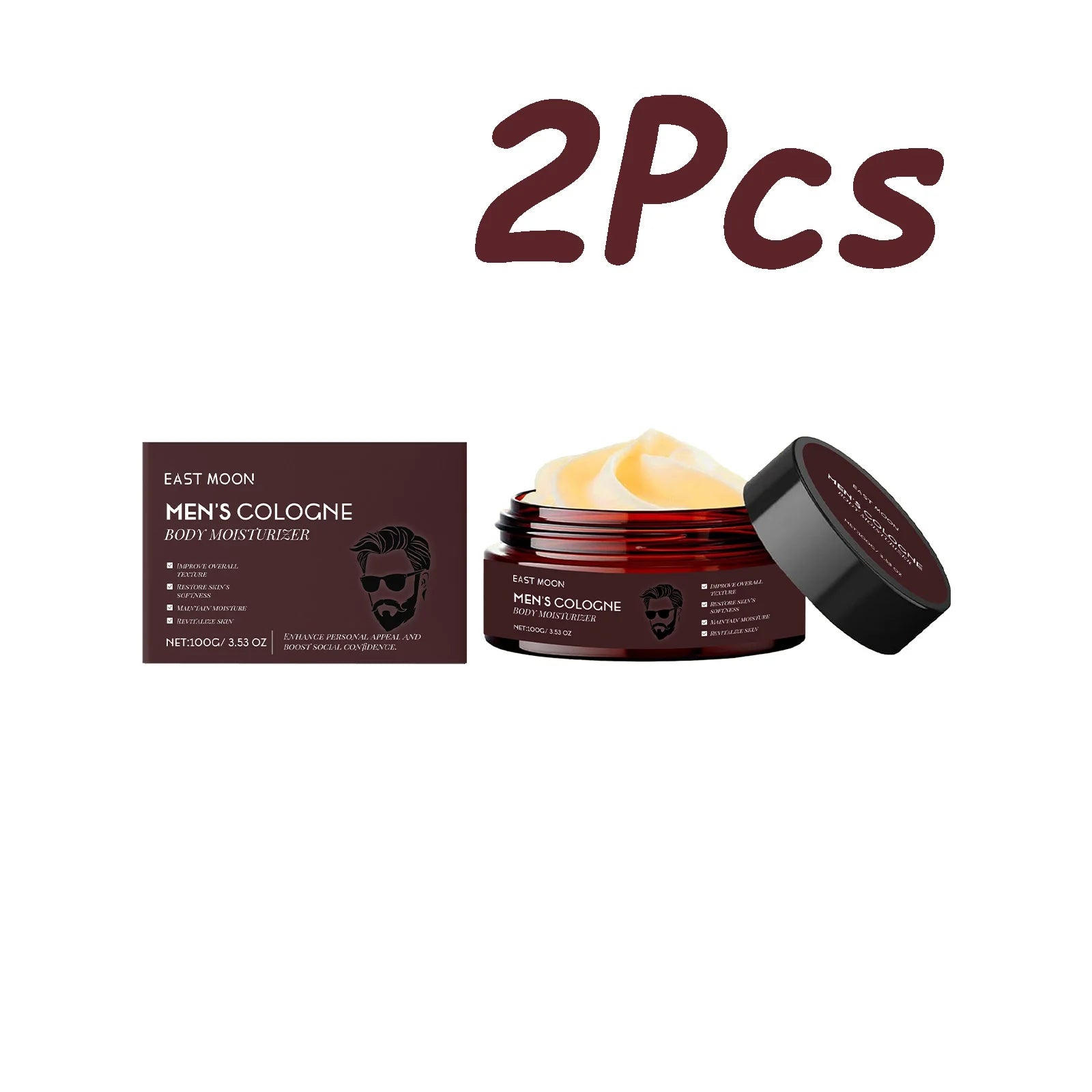 Men's Cologen Body Moisturizer Deep Nourishmen Long-Lasting Fragrance Fast Absorb Non-Greasy Woody Scented Body Lotion Skin Care Qme 200g Boxed