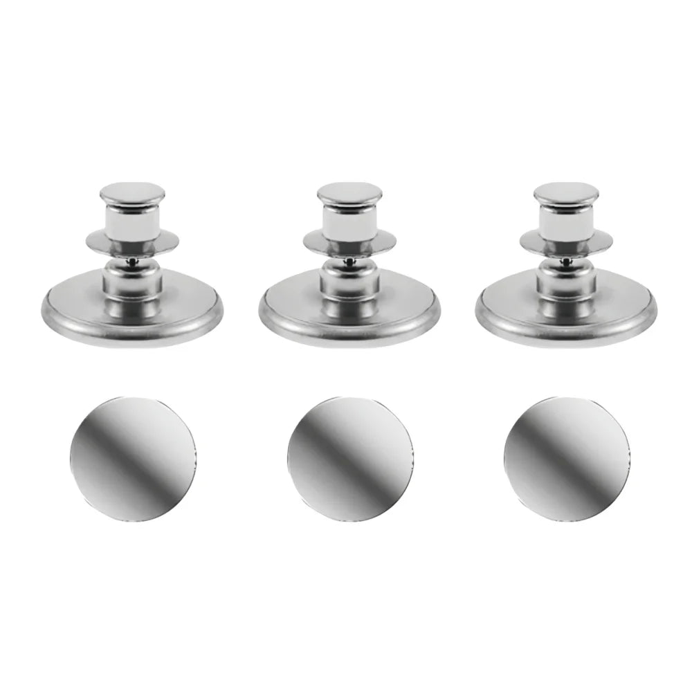 15Pairs Curtain Magnetic Buckle Detachable Curtain Magnet Buckle Suitable for Curtains - Install Wall Monted Magnetic Buckle Qme 17mm 3 pair