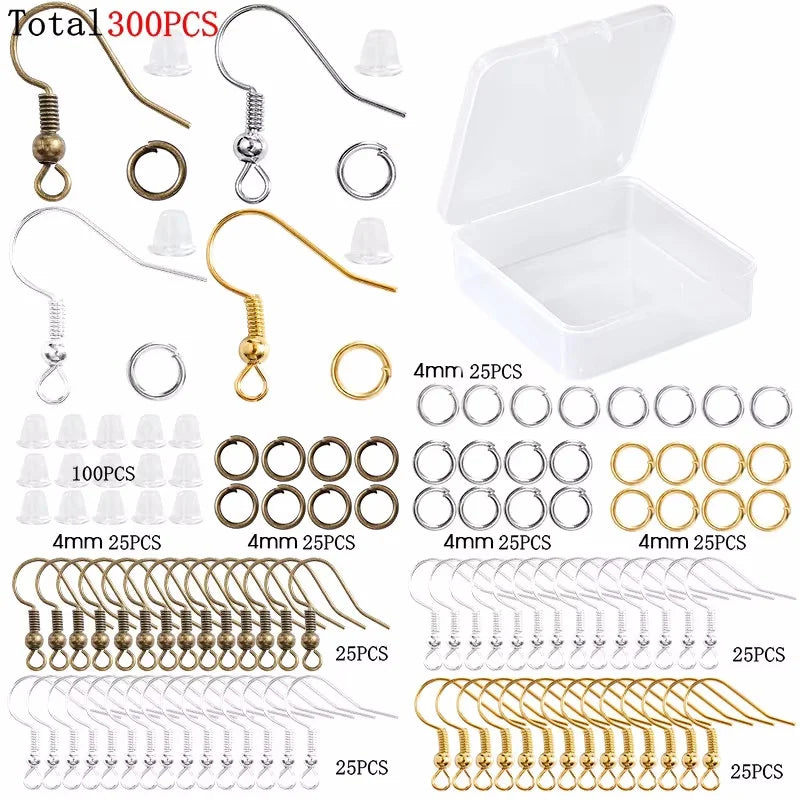 Alloy Accessories Jewelry Findings Earring Making Lobster Clasp Open