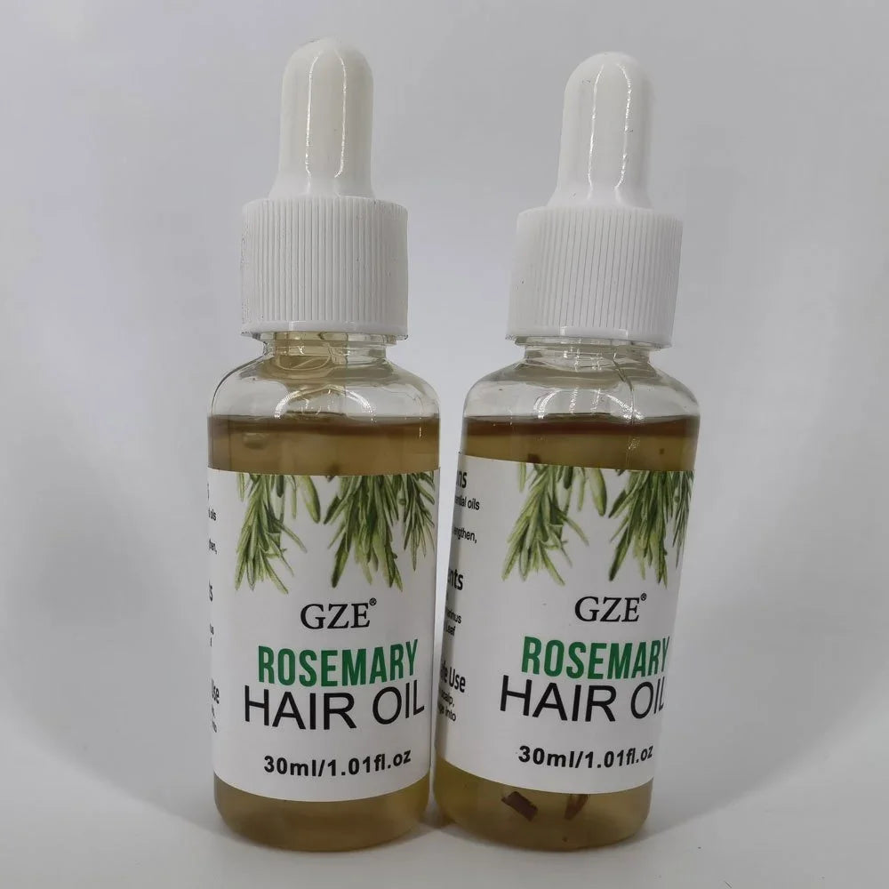 GZE Rosemary Oil For Hair Rosemary Scalp Hair Oil, All Type & Texture | Straight, Waves & Chemically Hairs Strengthens Qme GZE251-2
