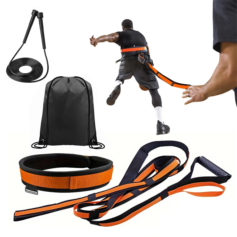 Speed Agility Training Kit Sports Resistance Band Stretch Strap Fitness Stretching Band for Basketball Football Soccer Qme