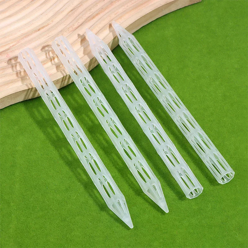 3/5/10Pcs Soil Air Circulation Tubes For Plants Durable Plastic Plant Root Ventilation Tubes Transparent Drainage Pipes Qme