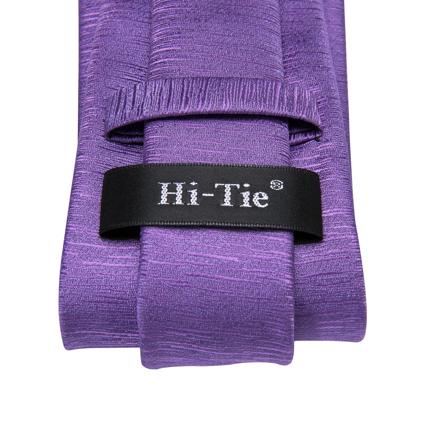 Hi-tie Light Purple Solid Silk Wedding Tie Men Hanky Cufflink Necktie Qme