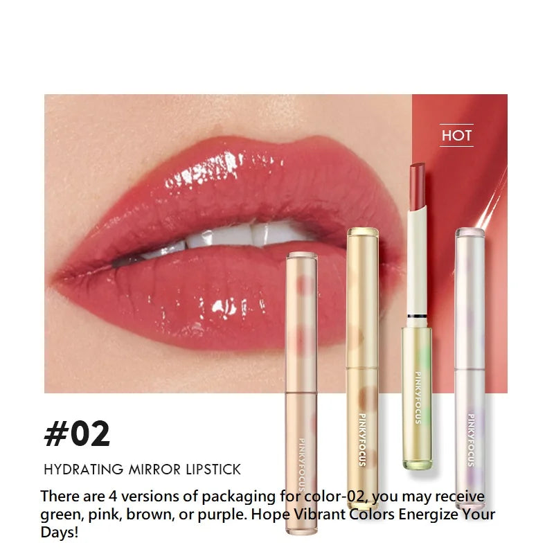 8 Colors Moisturizing Watery Lipstick Hydrating Formula Dry Season Qme 02