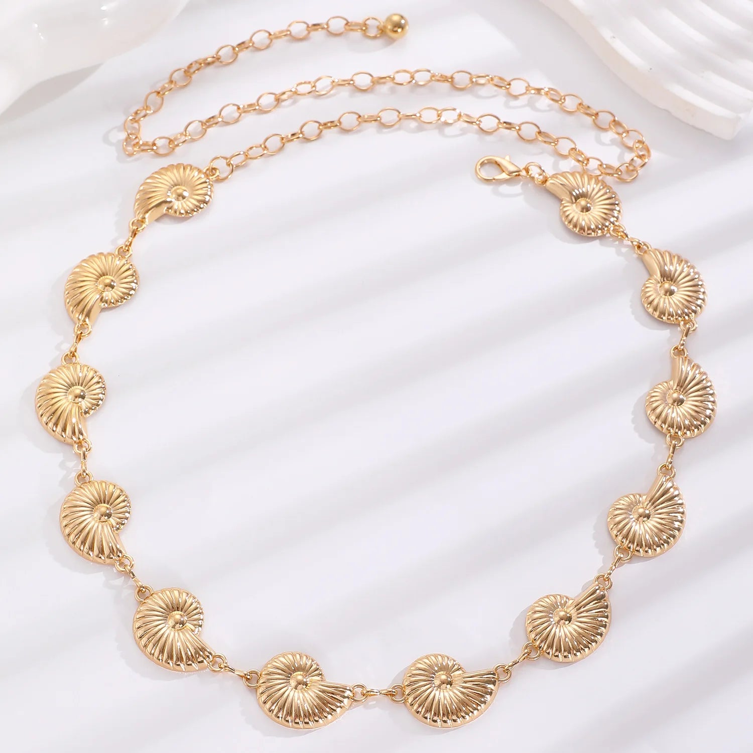 Women's Slim Decorative Waist Chain Silver Ethnic Tassel Belt Dresses