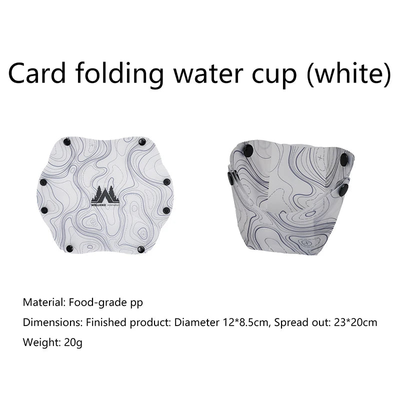 Outdoor Lightweight Folding Tableware Portable Bowl Plates Coffee Qme 9