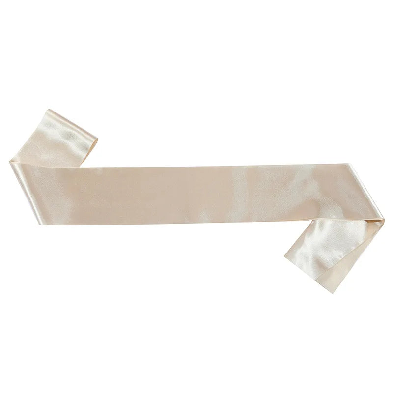 Blank Satin Sash Plain Party Event Diy Own Wedding Bachelorette Qme CL-8 One Size