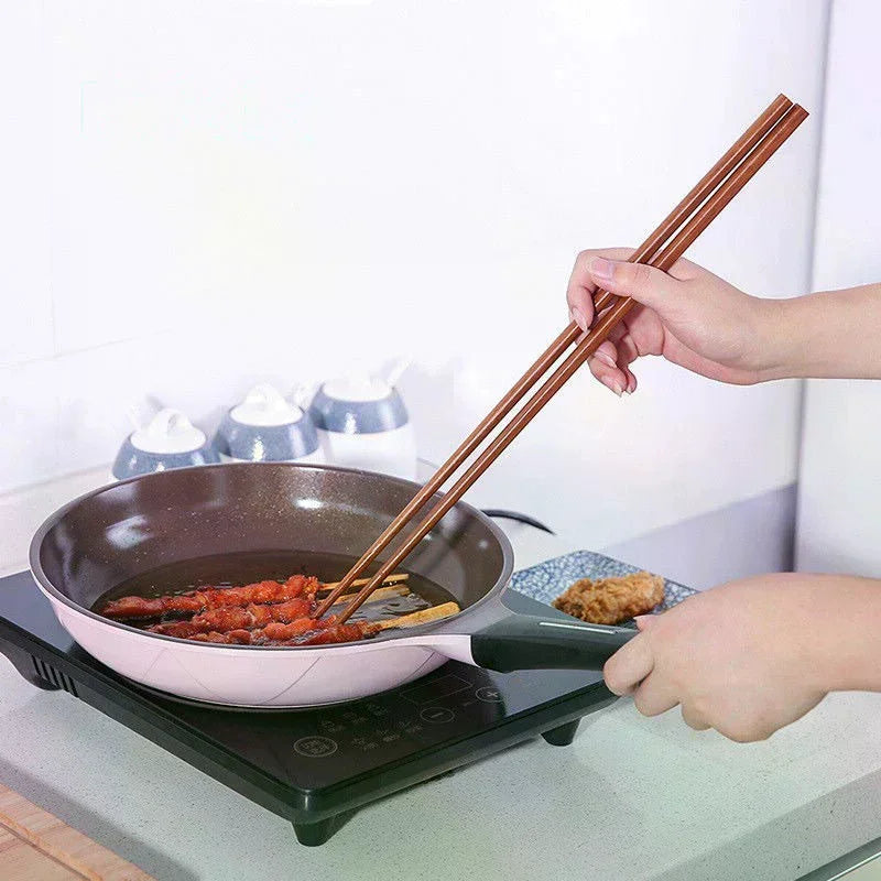 32/42cm Extended Wooden Chopsticks, Noodle Chopsticks, Rice Noodle Hot Pot Long Chopsticks Long, Wooden Chopsticks Qme